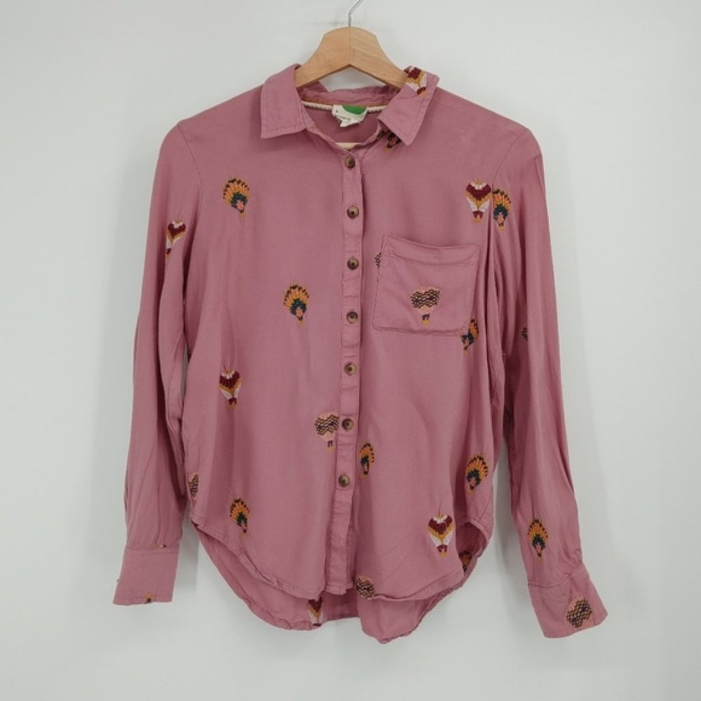 Anthropologie  County Fair button down